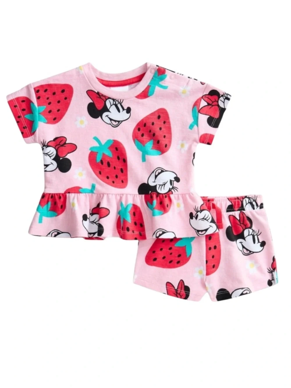 Girls 3T Minnie Mouse Shorts Set